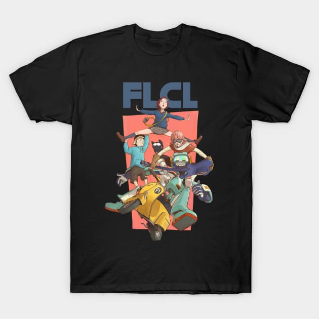 FLCL T-Shirt by sandangmurah